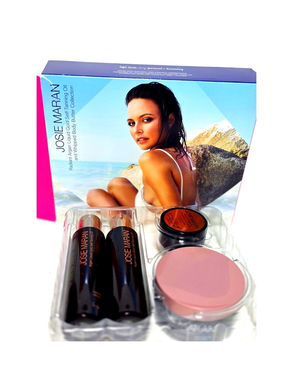 Josie Maran 5 Piece Self Tanning Oil And Whipped Body Butter Collection